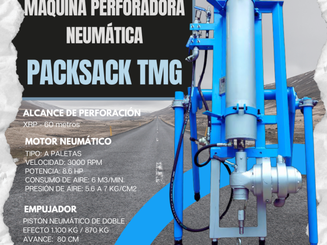 Máquina Perforadora Neumática Packsack